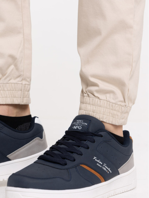 Pantalon cargo beige grisé homme Pantalon cargo beige grisé homme