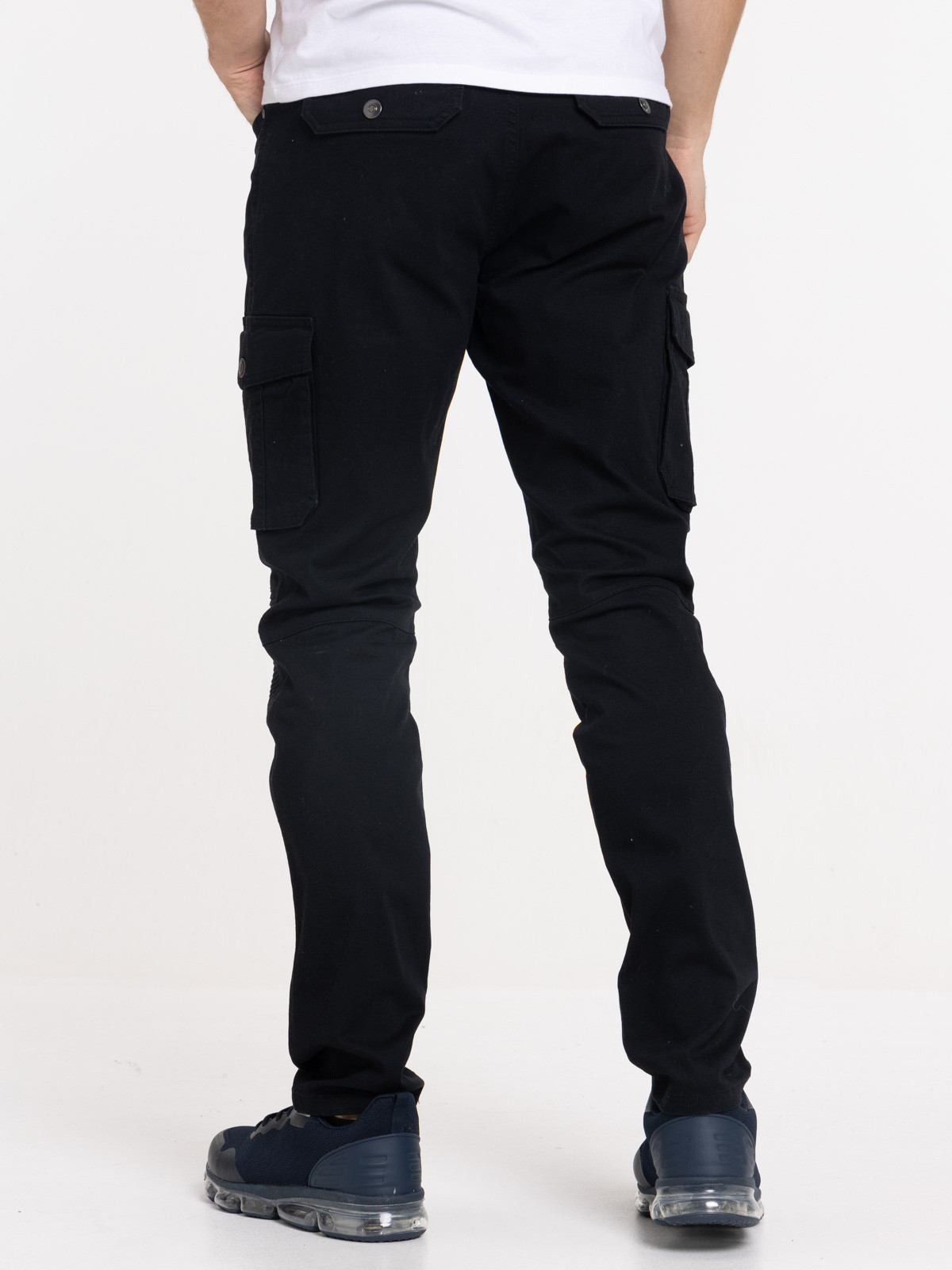 Pantalon cargo noir homme