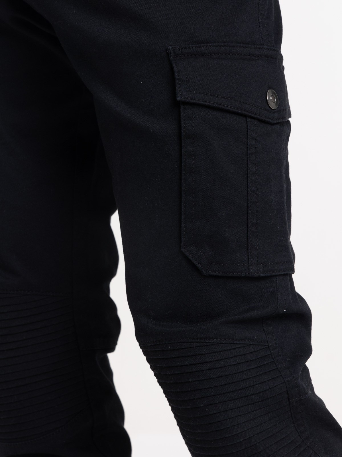 Pantalon cargo noir homme