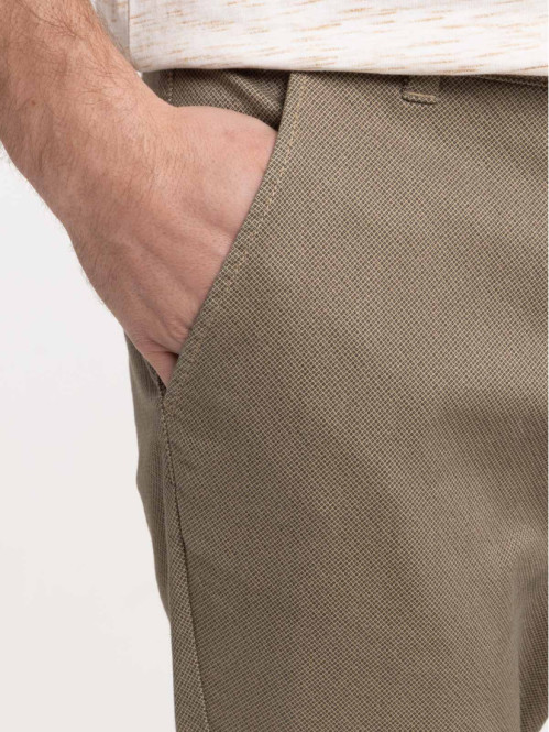 Pantalon chino coloris craie homme