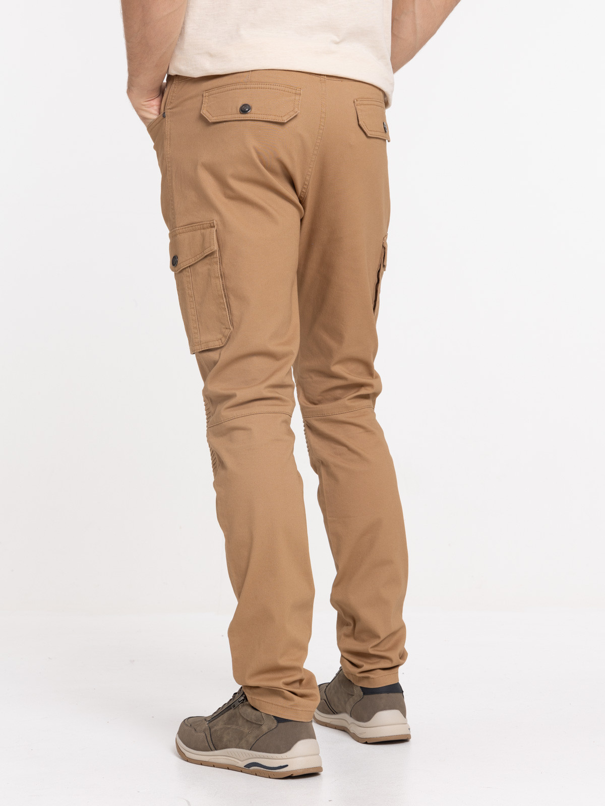 Pantalon cargo fauve homme