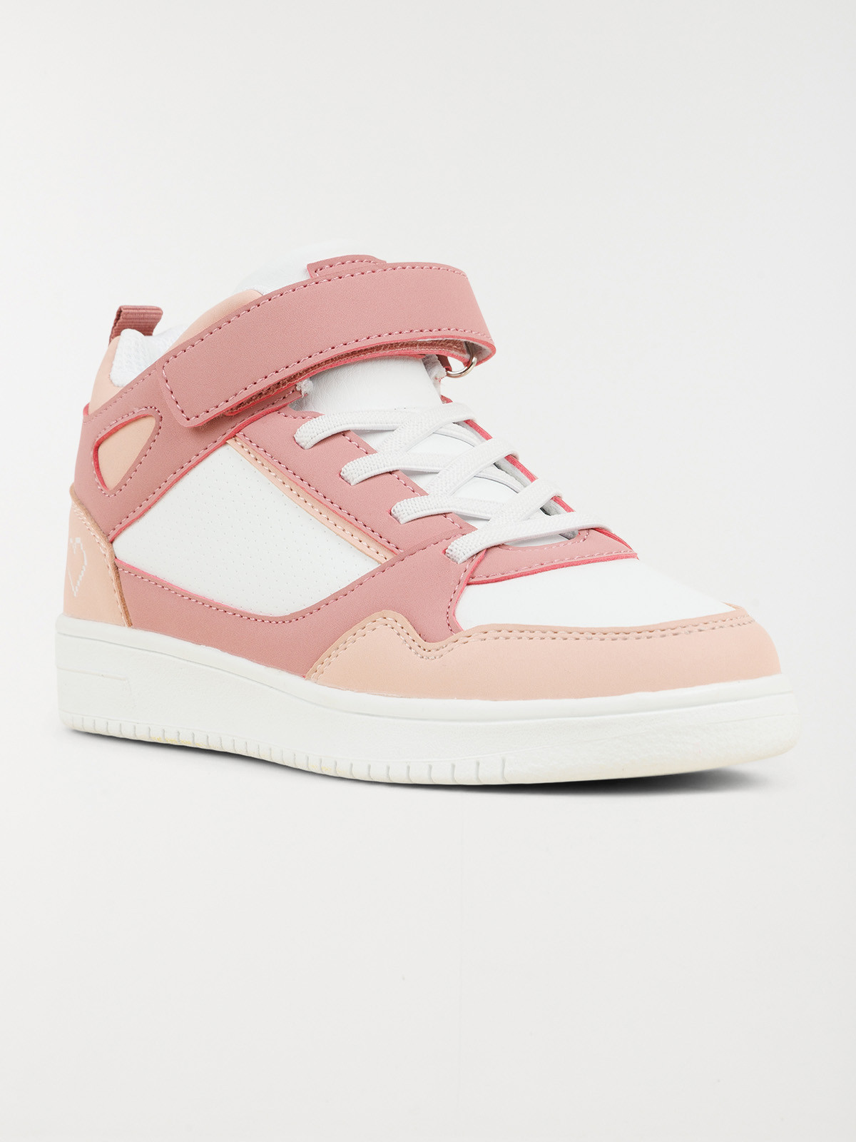 Baskets montantes fille rose (31-36) Baskets montantes fille rose (31-36)
