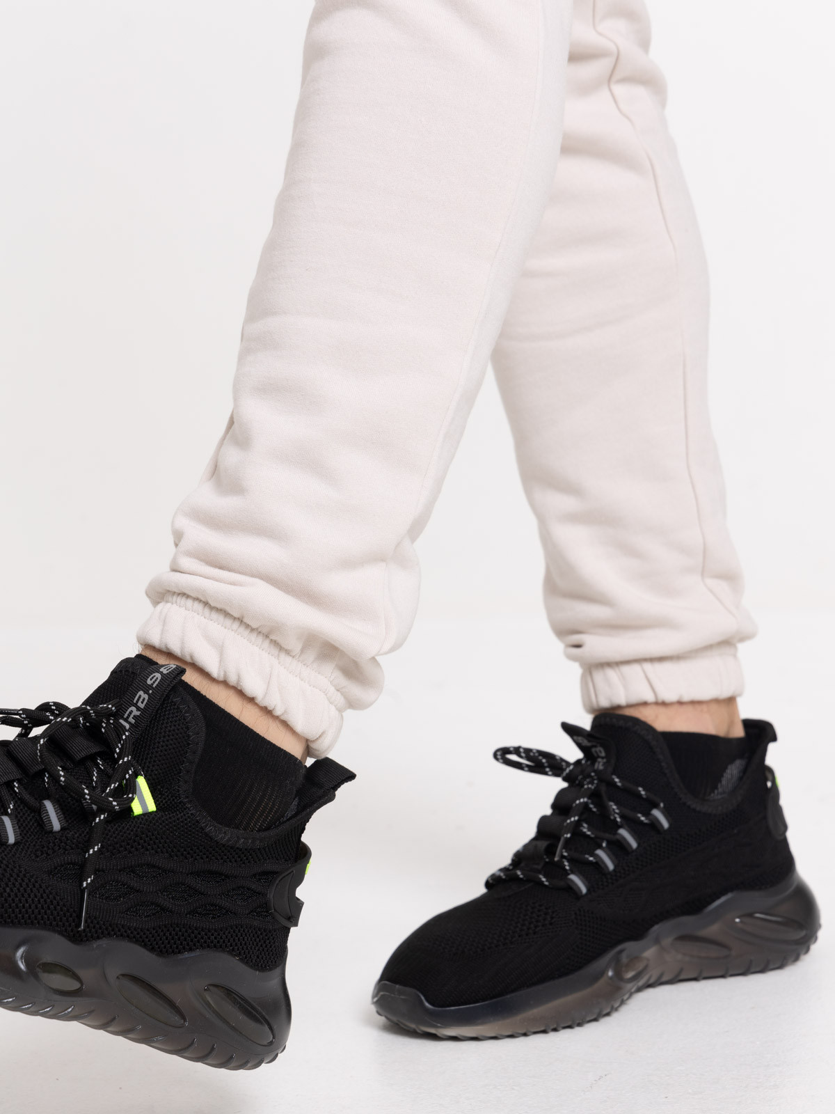 Pantalon jogging coloris craie homme Pantalon jogging coloris craie homme