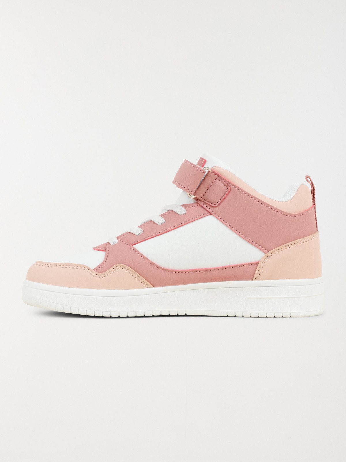 Baskets montantes fille rose (31-36) Baskets montantes fille rose (31-36)