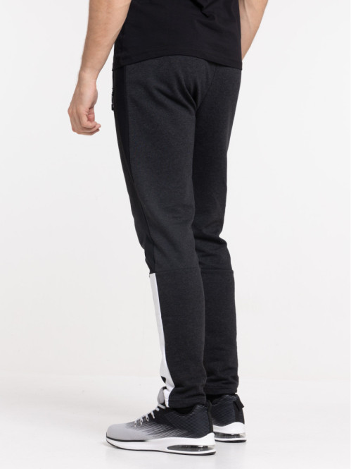 Jogging gris anthracite chiné homme