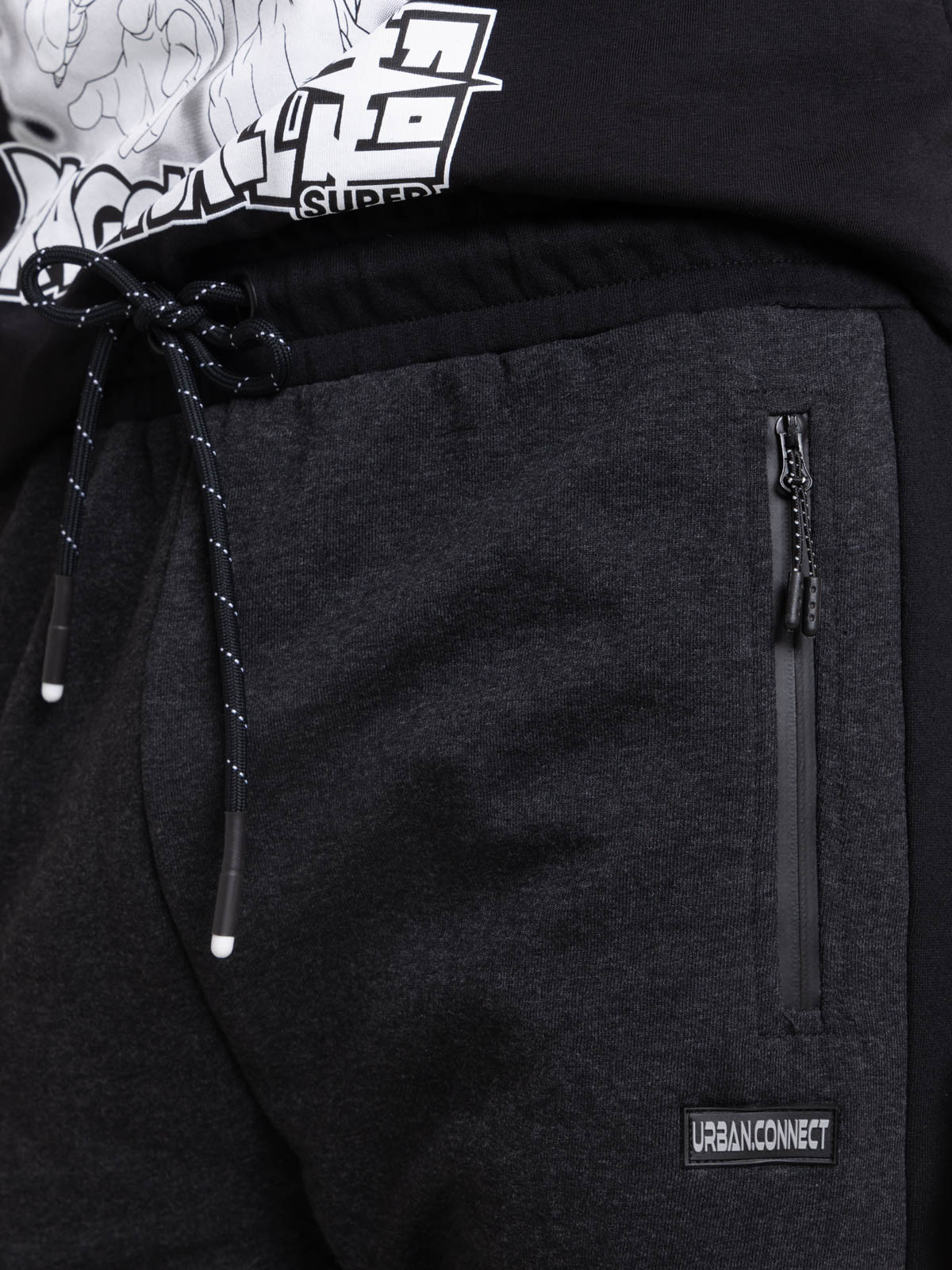 Jogging gris anthracite chiné homme