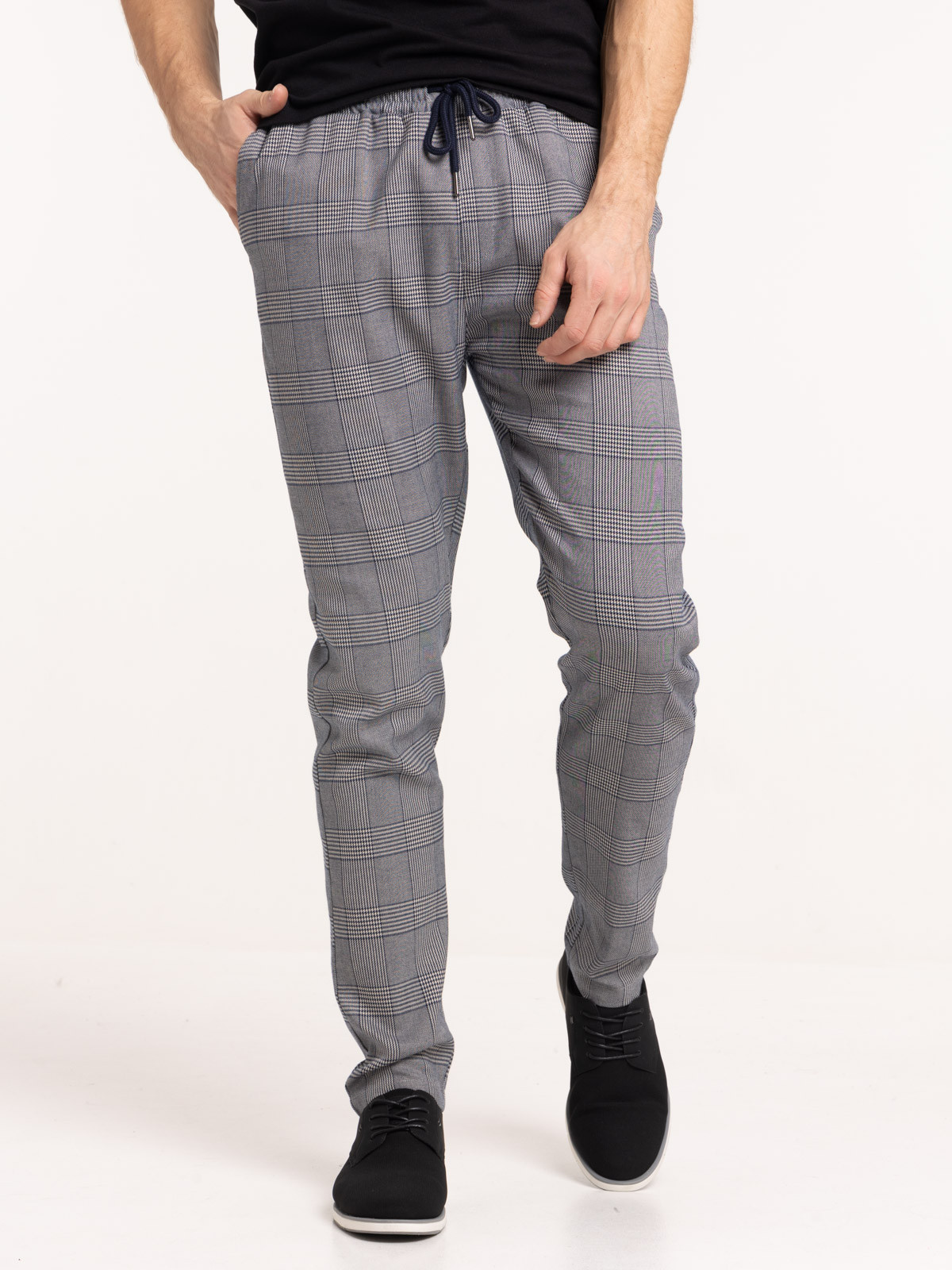 Pantalon imprimé marron glacé homme Pantalon imprimé marron glacé homme