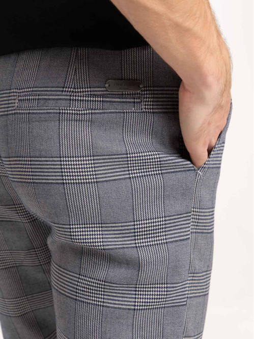 Pantalon imprimé marron glacé homme Pantalon imprimé marron glacé homme