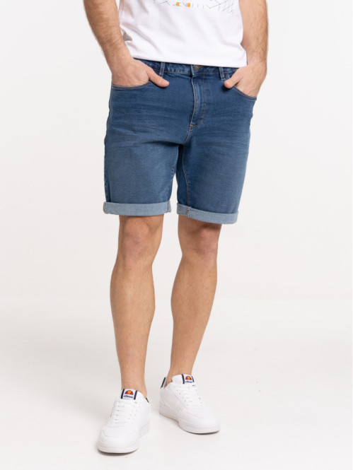 Short denim stone homme