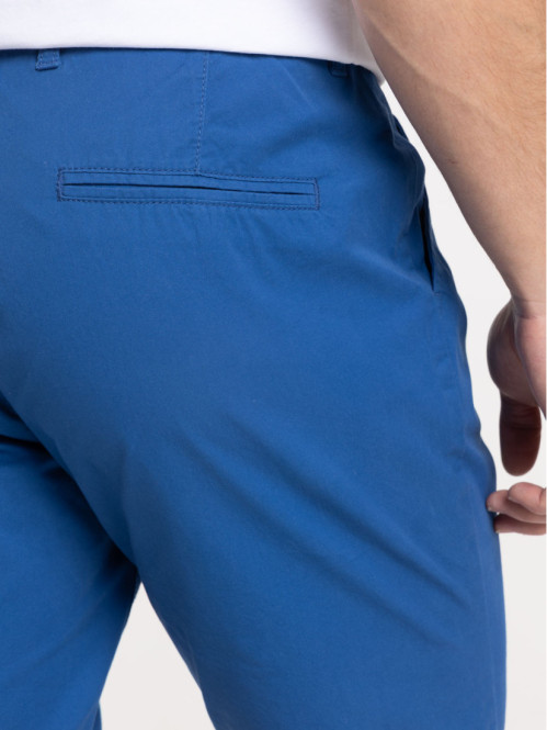 Bermuda coloris bleu franc homme