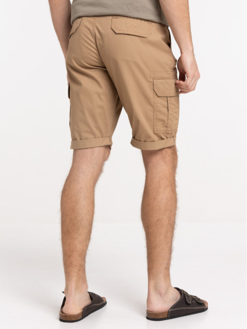 Bermuda cargo fauve homme