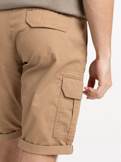 Bermuda cargo fauve homme