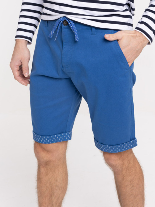 Bermuda bleu franc homme