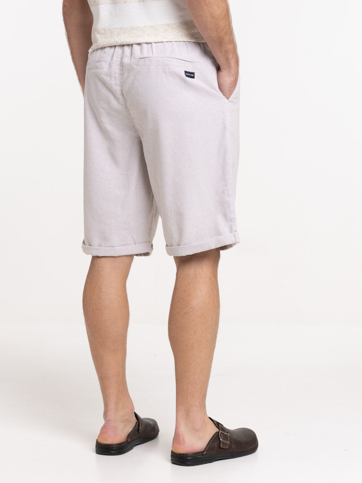 Bermuda beige grisé homme Bermuda beige grisé homme