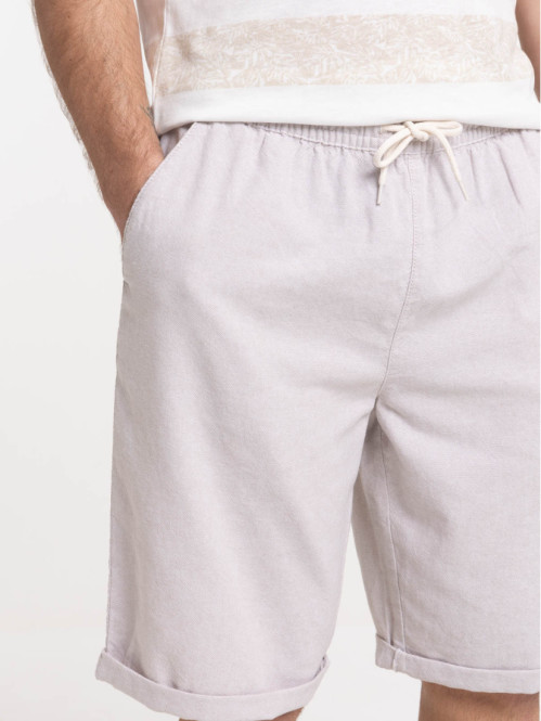 Bermuda beige grisé homme Bermuda beige grisé homme