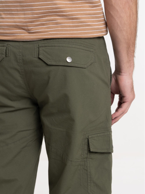 Pantacourt homme coloris olive