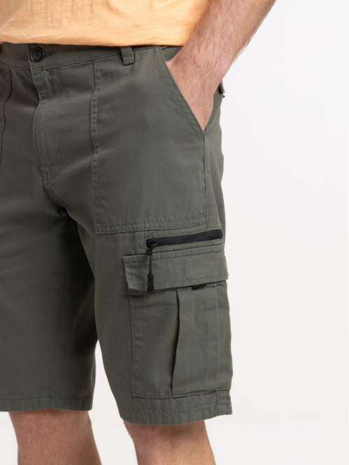 Bermuda cargo olive homme Bermuda cargo olive homme