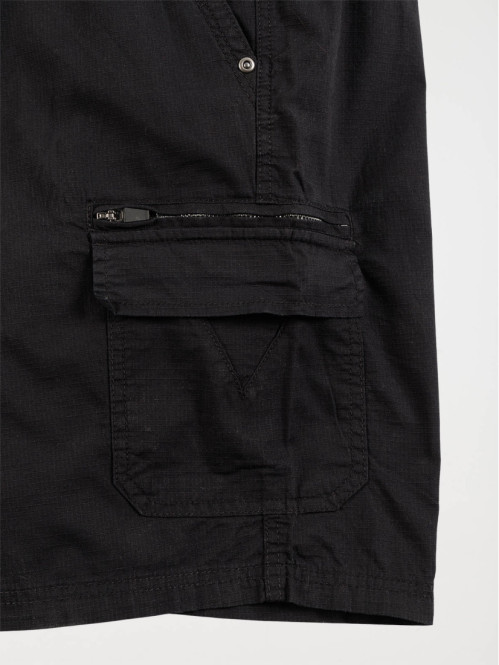 Bermuda cargo noir homme