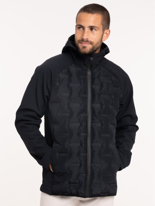 Blouson bi matière homme outlet