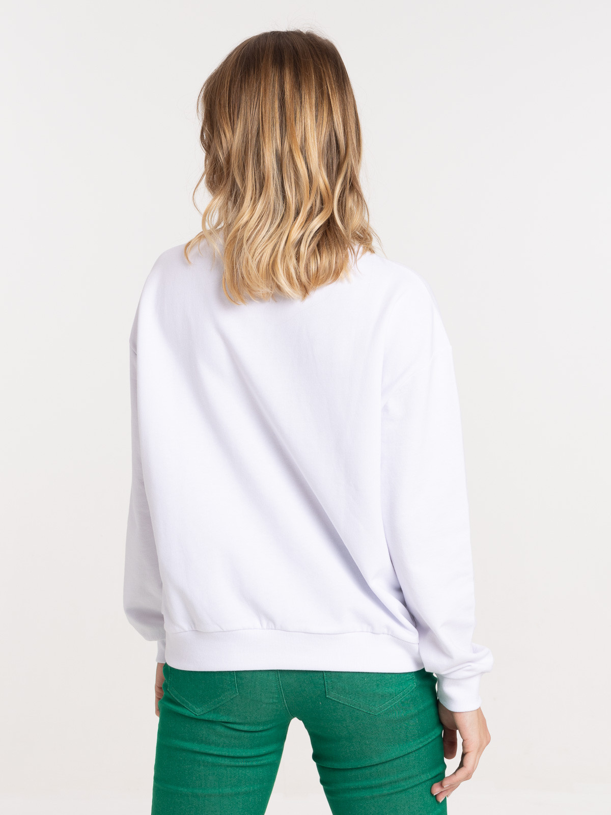 Sweat love blanc femme