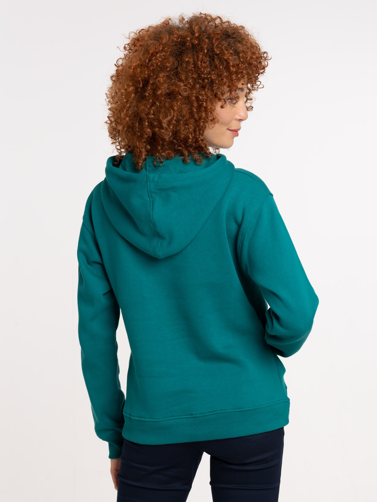 Sweat à capuche émeraude magic femme