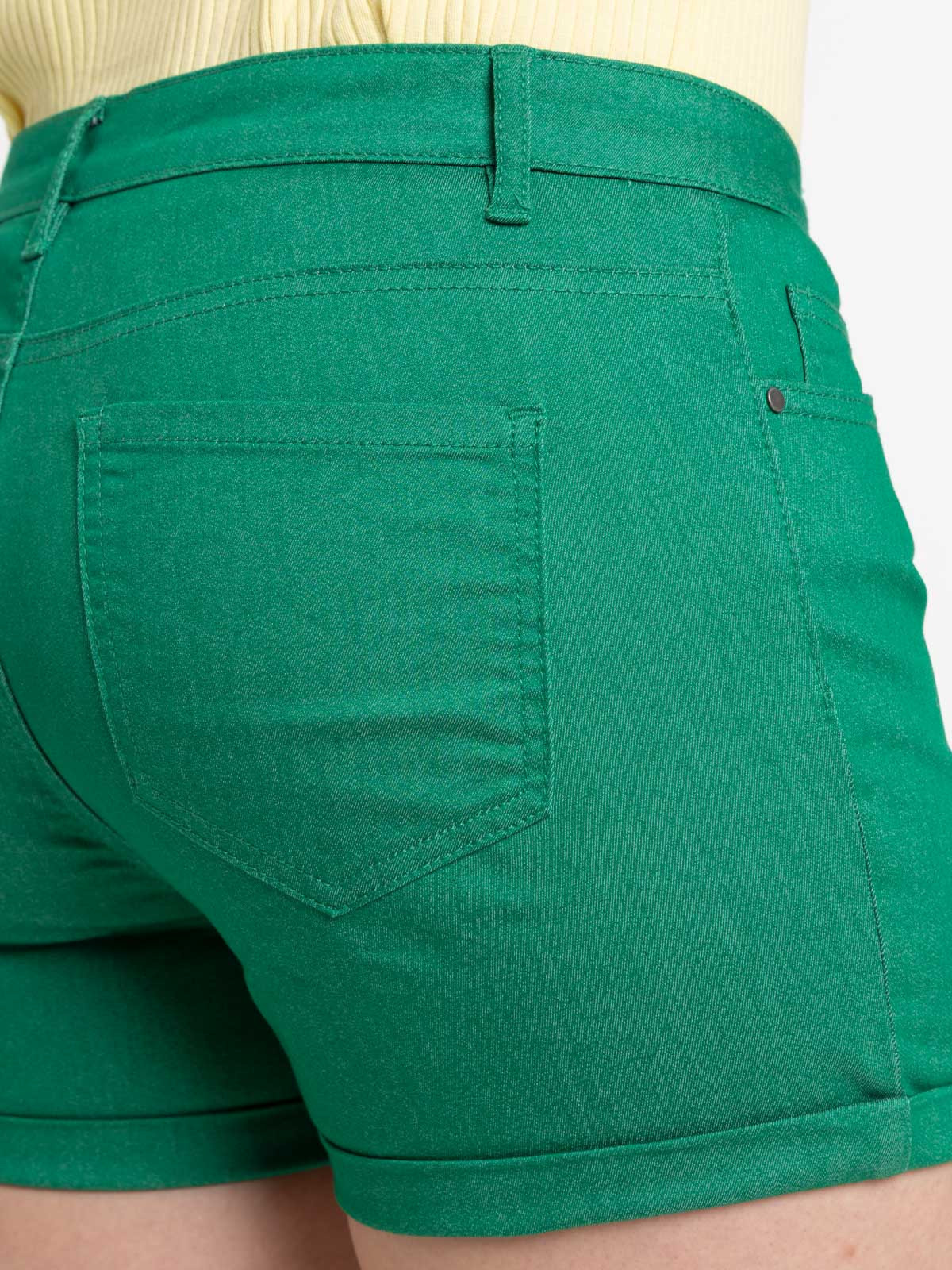 Short basique vert bosphore femme Short basique vert bosphore femme