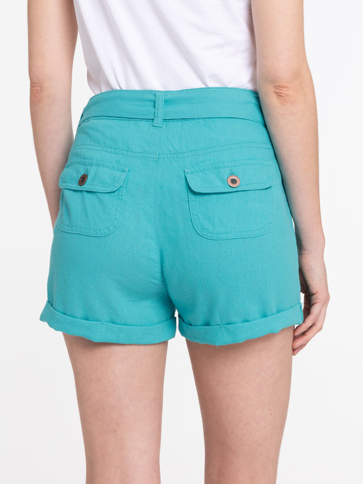 Short lin swimming blue femme