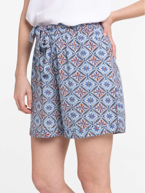 Short femme imprimé graphique Short femme imprimé graphique