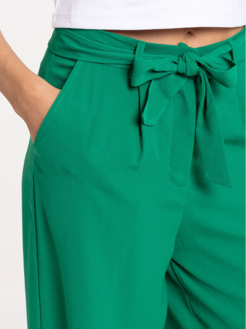 Pantalon large vert bosphore femme