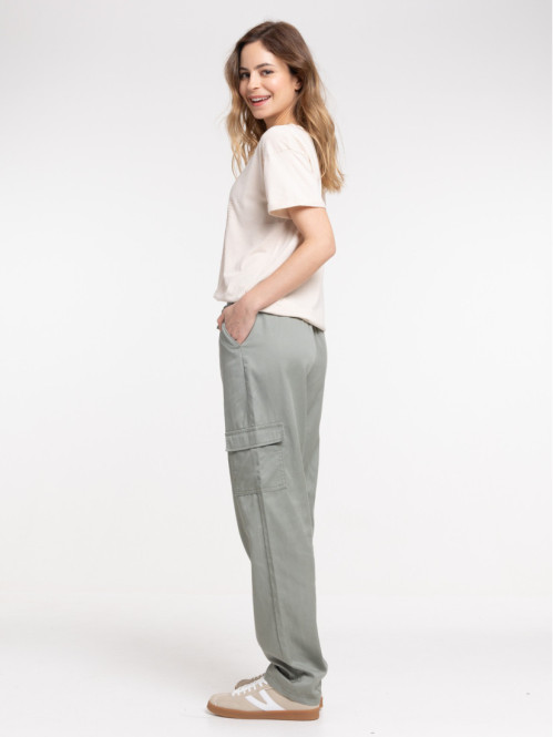 Pantalon cargo fluide femme Pantalon cargo fluide femme