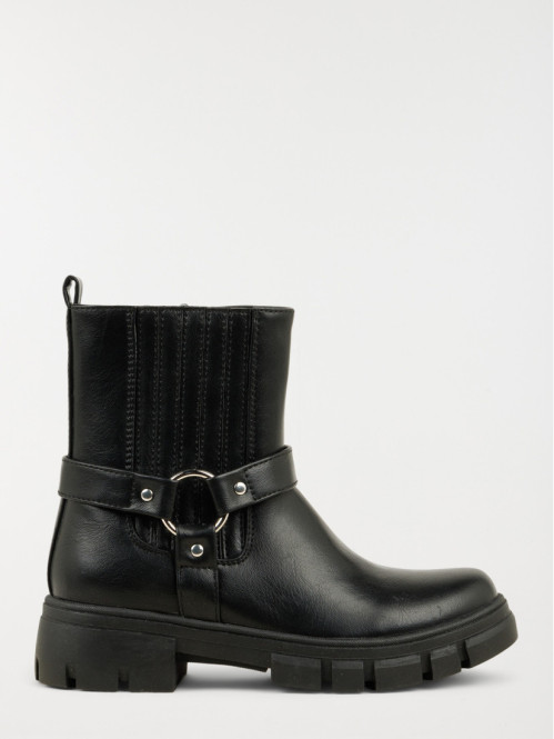 Bottines noires fille (31-36)