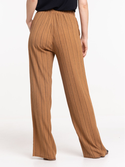 Pantalon large rayé femme Pantalon large rayé femme