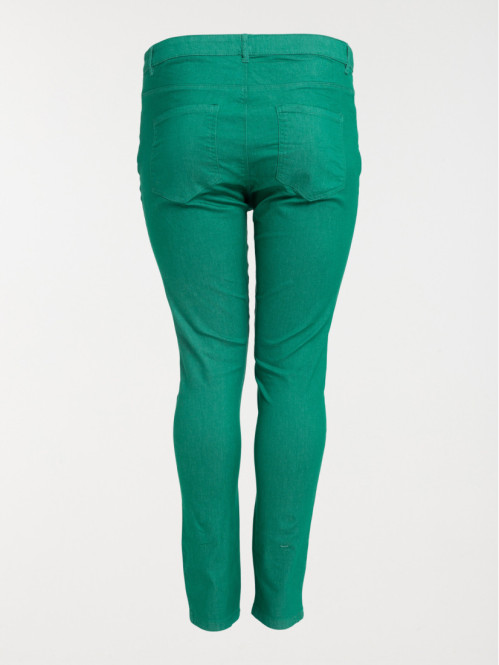 Pantalon slim grande taille femme