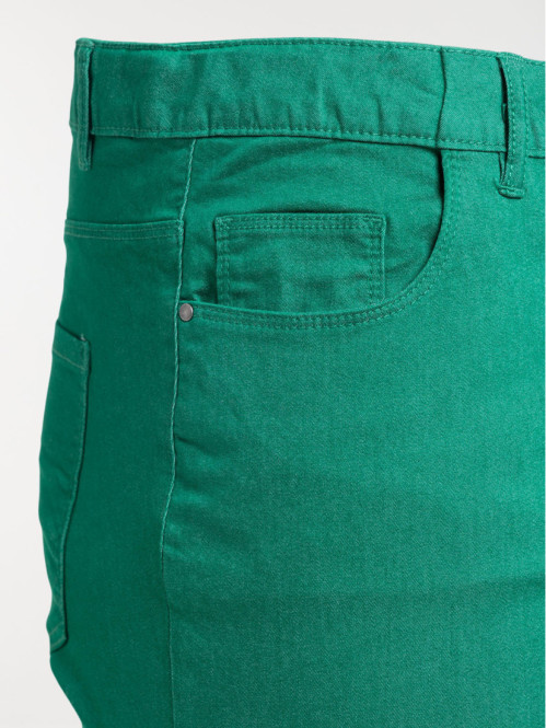 Pantalon slim grande taille femme