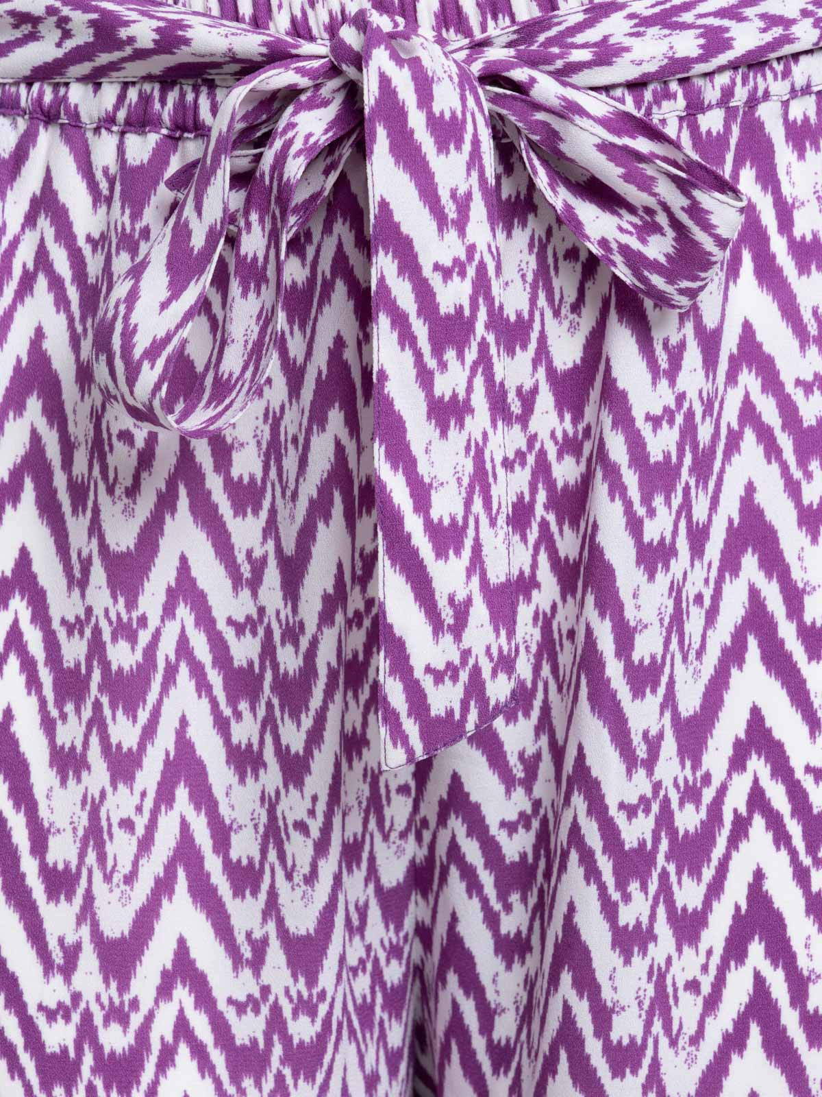 Pantalon large motif grande taille femme Pantalon large motif grande taille femme