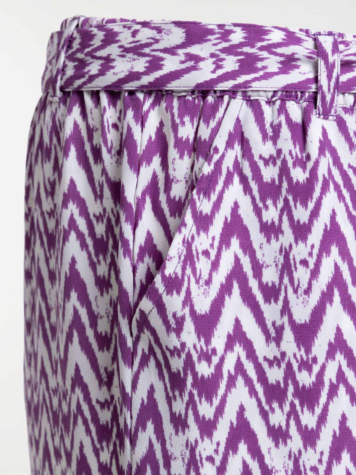 Pantalon large motif grande taille femme Pantalon large motif grande taille femme