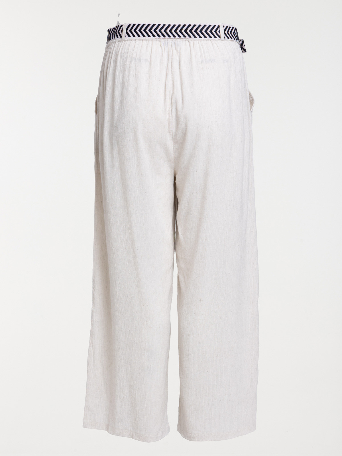 Pantalon ceinture grande taille femme