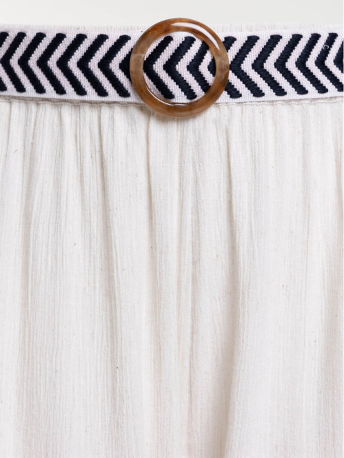 Pantalon ceinture grande taille femme