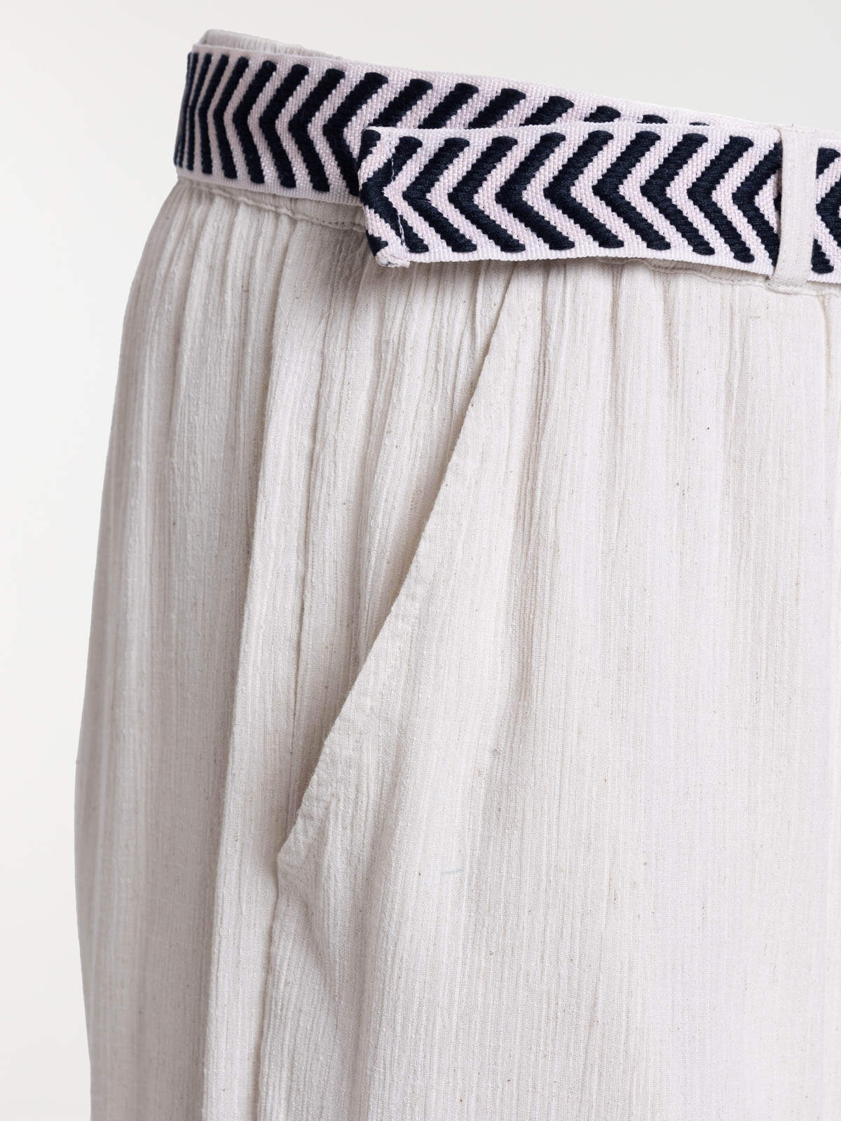 Pantalon ceinture grande taille femme