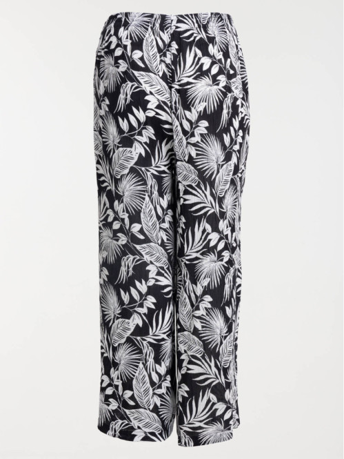 Pantalon imprimé grande taille femme