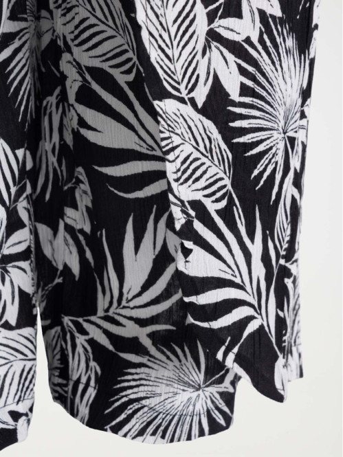 Pantalon imprimé grande taille femme