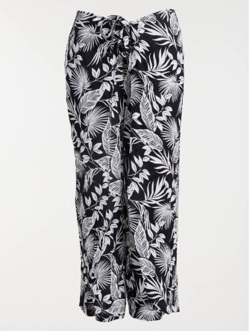 Pantalon imprimé grande taille femme