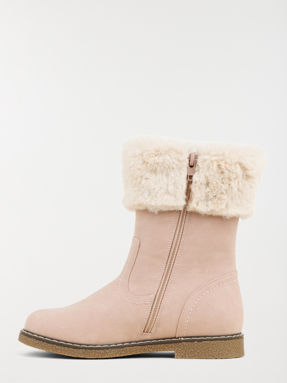 Bottes roses pompons fille (31-35)