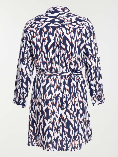 Robe chemise grande taille femme