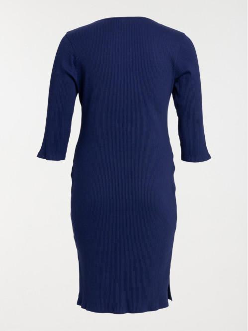 Robe côtelée grande taille...