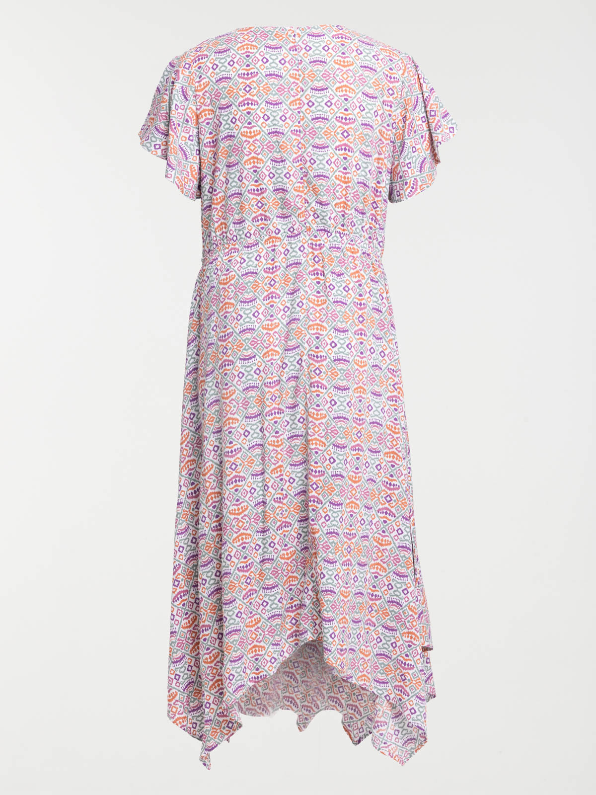 Robe longue imprimée grande taille femme