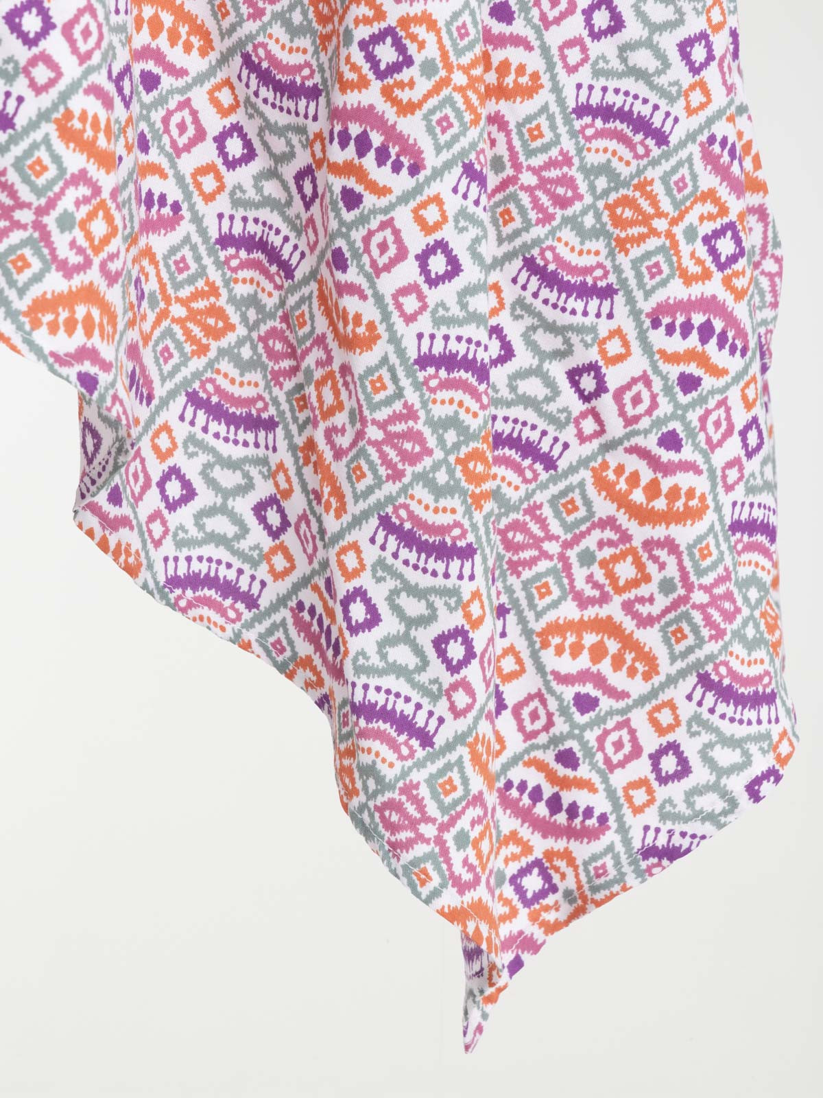 Robe longue imprimée grande taille femme