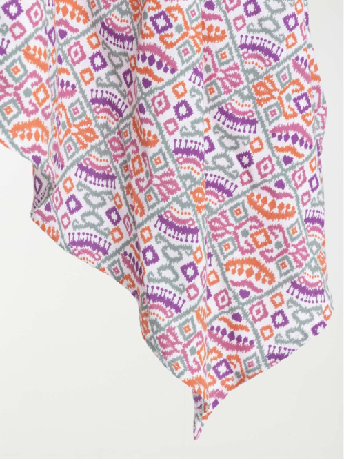 Robe longue imprimée grande taille femme