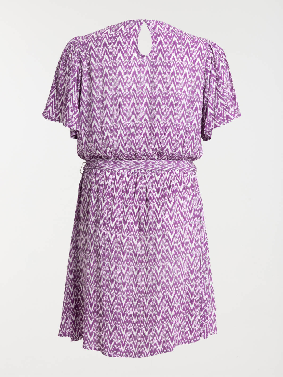 Robe imprimée col V grande taille femme