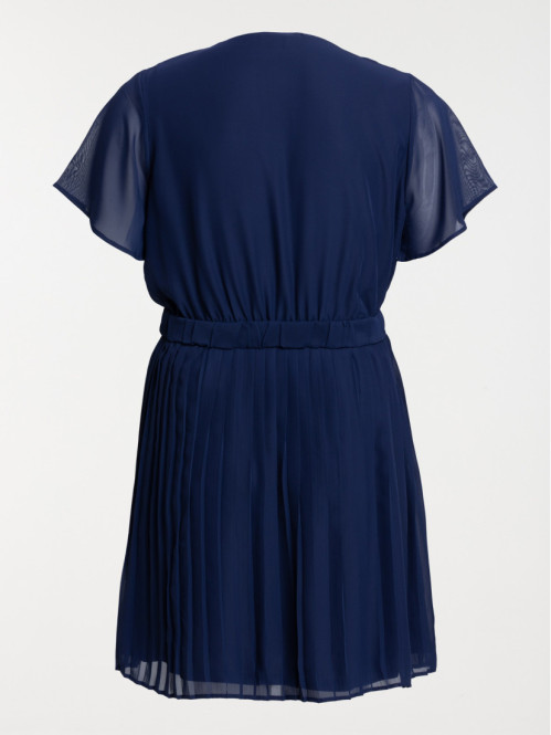 Robe plissée grande taille...